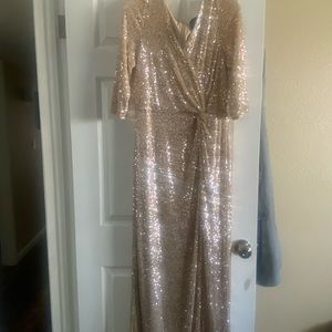 Sequins formal evening dress
